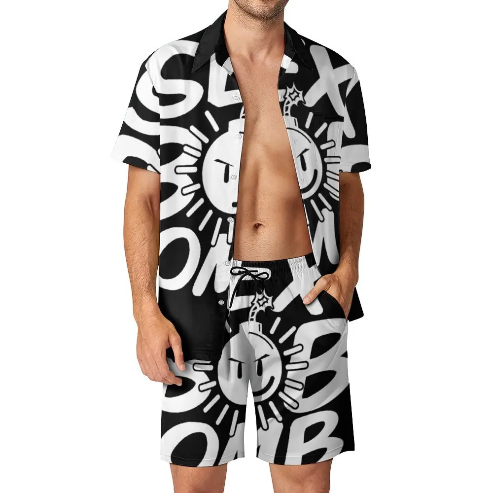 

Sex Bob Essential for Sale Men's Beach Suit Graphic 2 Pieces Coordinates top Quality Leisure USA Size