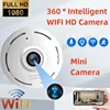 Mini HD WIFI Camera 360° Indoor Panorama Voice Remote Home Intelligent Monitoring Cam Night Vision Home  Motion Monitor Video 4k 1