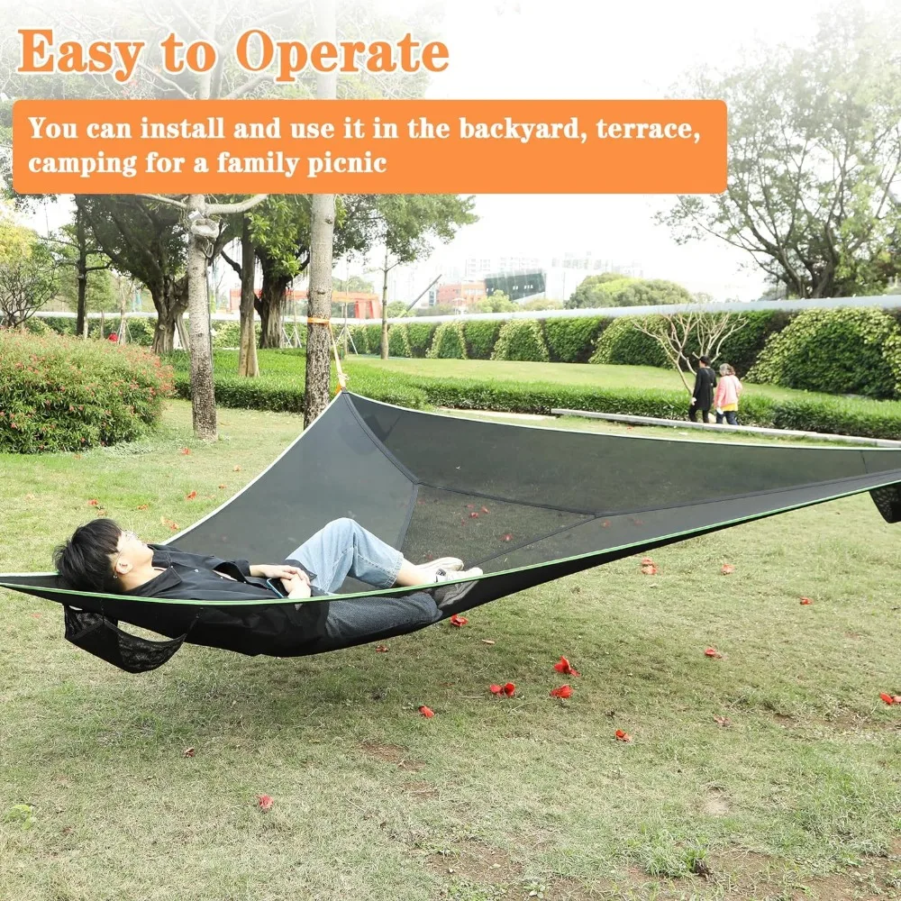 Portable Hammock Hammock Tent Camping Hammock, 13 Ft Triangle