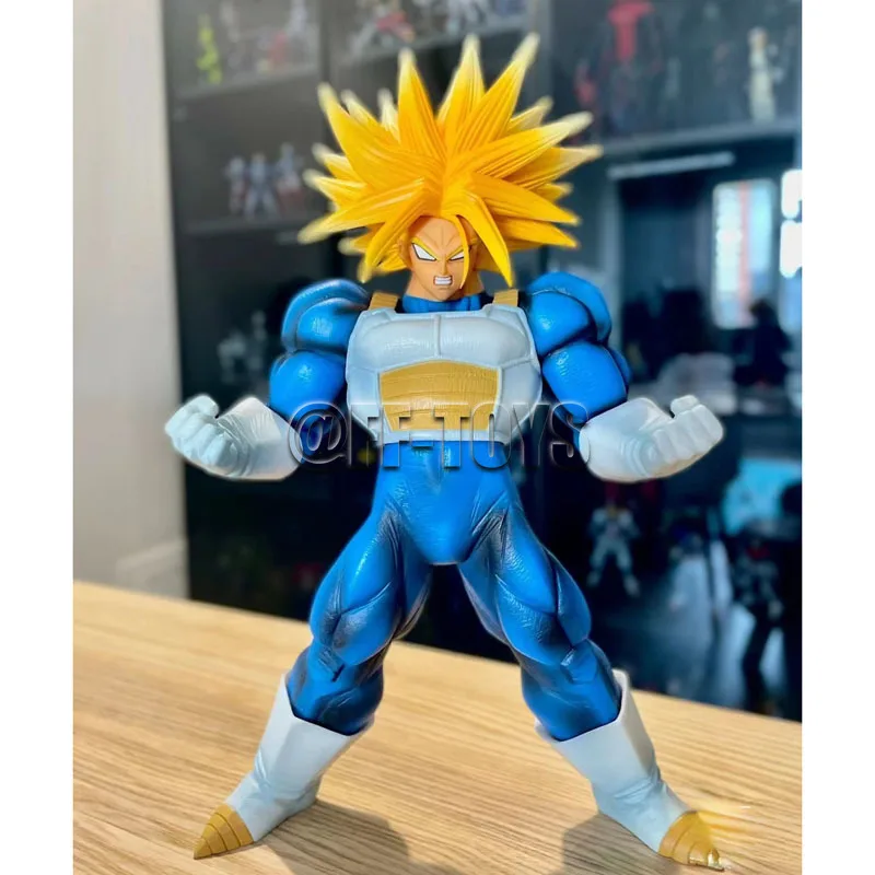 Action Figure Anime Dragon Ball Trunks Figura Super Saiyan Brinquedo  Periférico Clássico De Desenho Animado - Escorrega o Preço