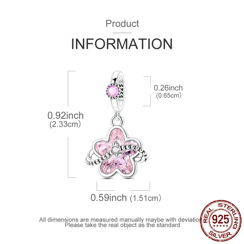 Neue 925 Silber Charms Perlen Original Früchte Wahrzeichen Gebäude Anhänger Fit Frau Schmuck Geschenke Für Armband DIY Machen – Detail 35