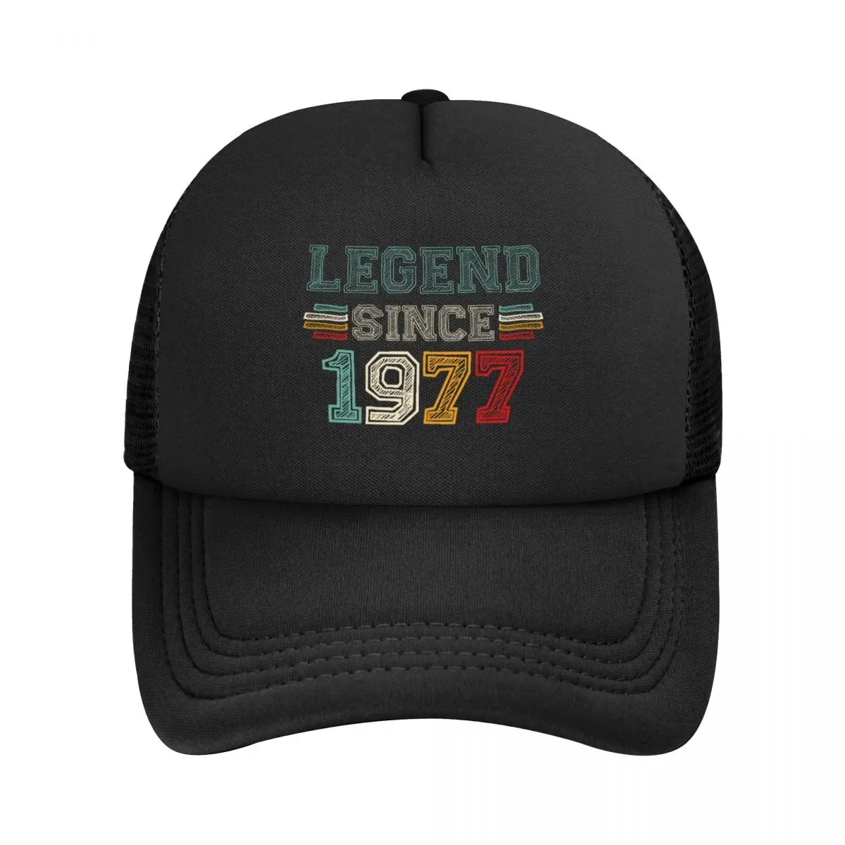 

Бейсболка для мужчин и женщин на день рождения, с надписью на заказ, дышащая Кепка-тракер для улицы, 1977