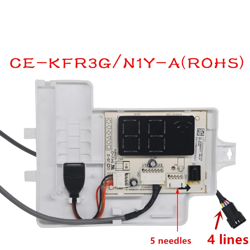 New For Midea Air Conditioner CE-KFR35G/N1Y-A(ROHS) Receiving Board 17122000038028 Display PCB Conditioning Parts