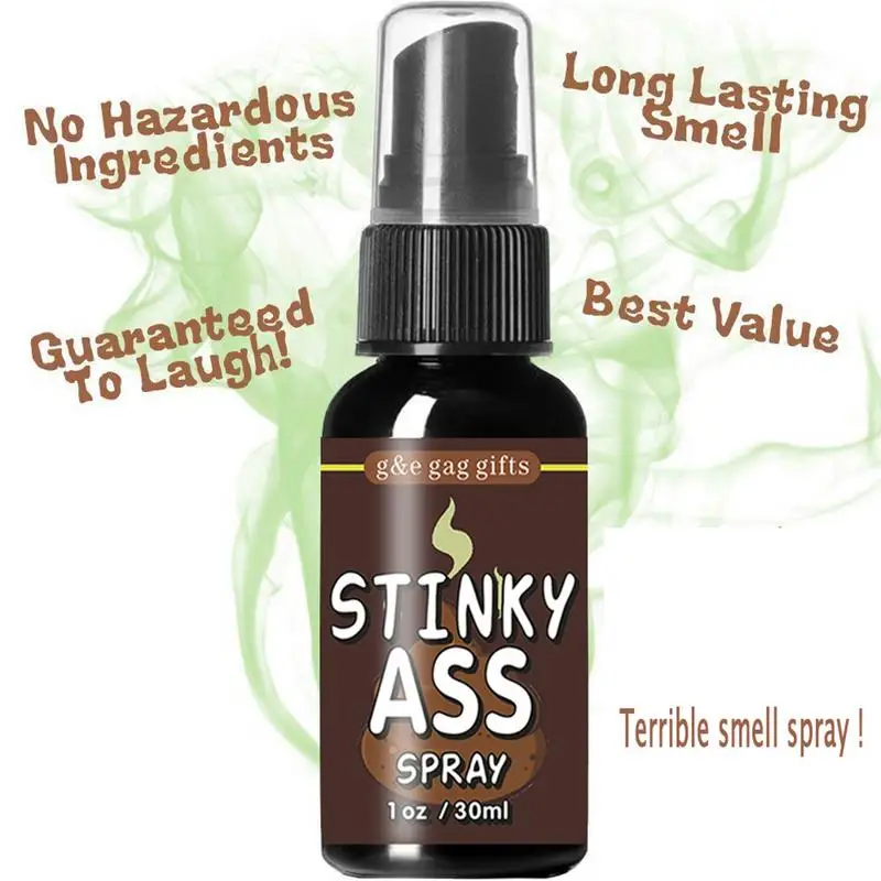 Tricky Liquid Fart 30ML Funny Smelly Fart Safe Portable Toys Gifts for Kids Adults