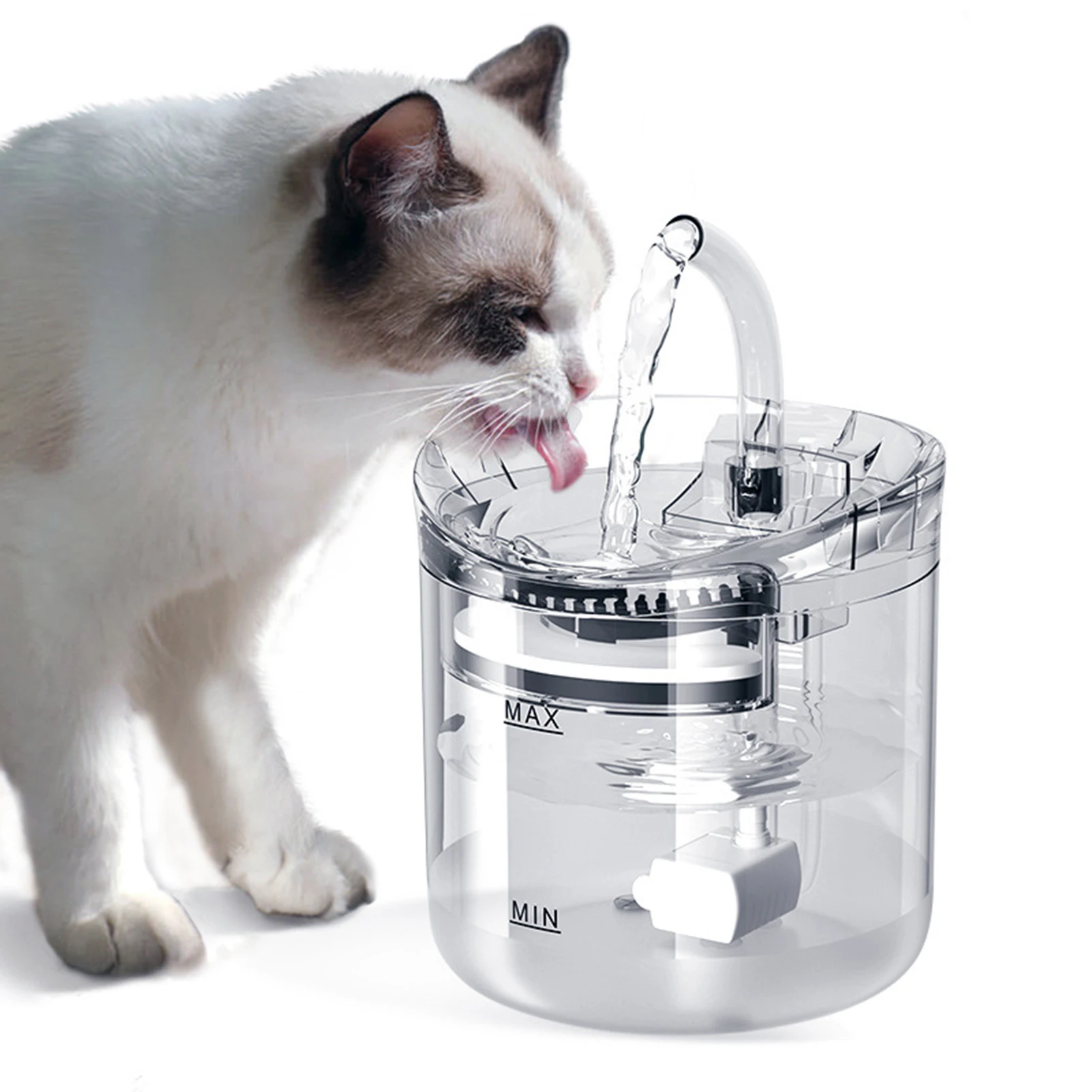 Title 1, Cat Water Fountain Dog Water Dispenser 2L Super...