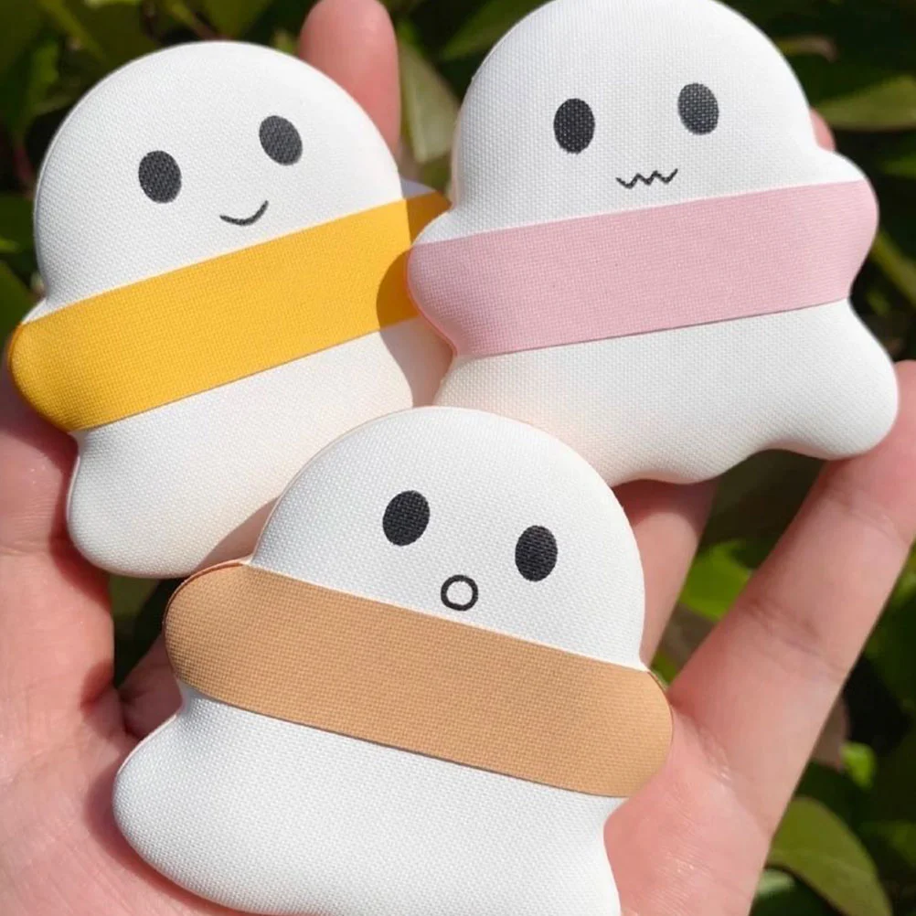 

Mini Makeup Sponge Finger Makeup Puffs Cute Ghost Shaped Blender Powder Puff Foundation Powder Concealer Eye Shadow Highlight