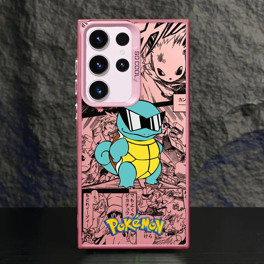 جراب جوال سامسونج بتصميم Pokémon غطاء أنمي جذاب