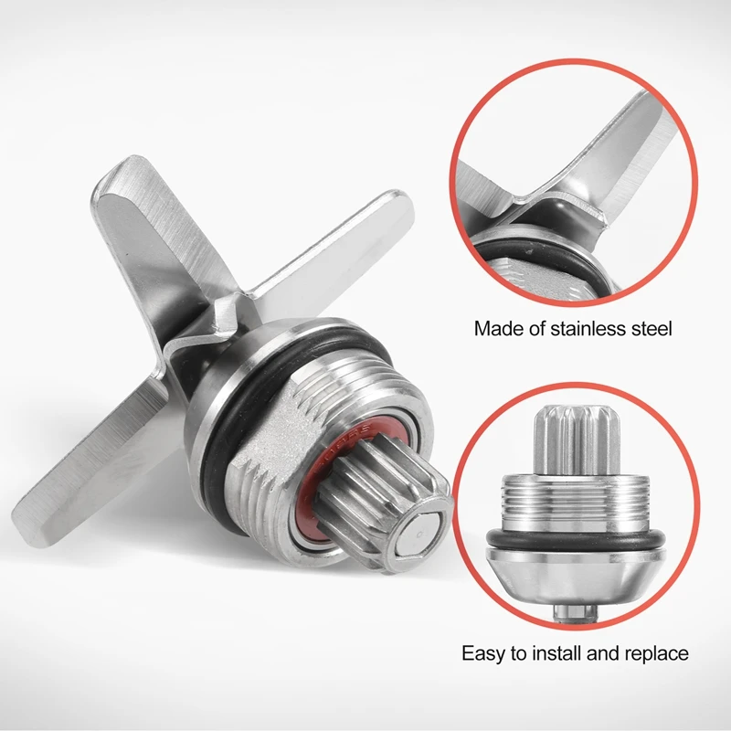 767 Stainless Steel Hardened Six Mixing And Cutting For TWK Jtc 767 Blades Knife For Vitamix Juicer Blender Part
