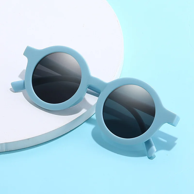 

Kids Fashion Sunglasses Round Children Sunglasses Boy Girl Stylish Goggles Baby Student Eyeglasses Party Eyewear UV400 Wholesale