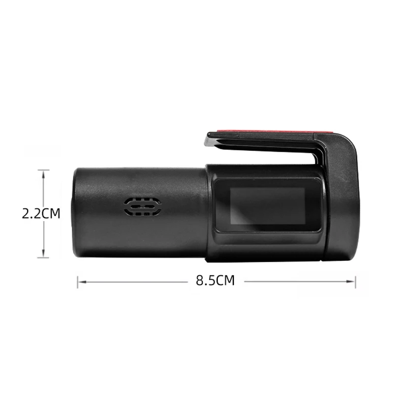 Car Driving Recorder Dashcam with Mini Screen Universal Hidden Type WiFi 170&deg; Wide-Angle Night Vision Dash Cam