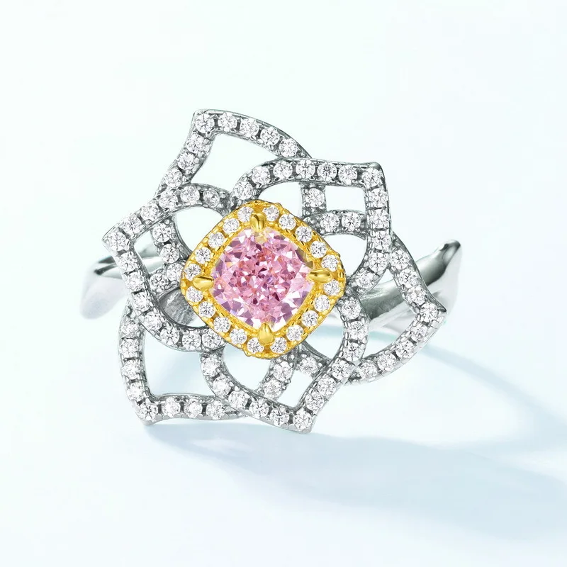 

Flower Open Women's rings