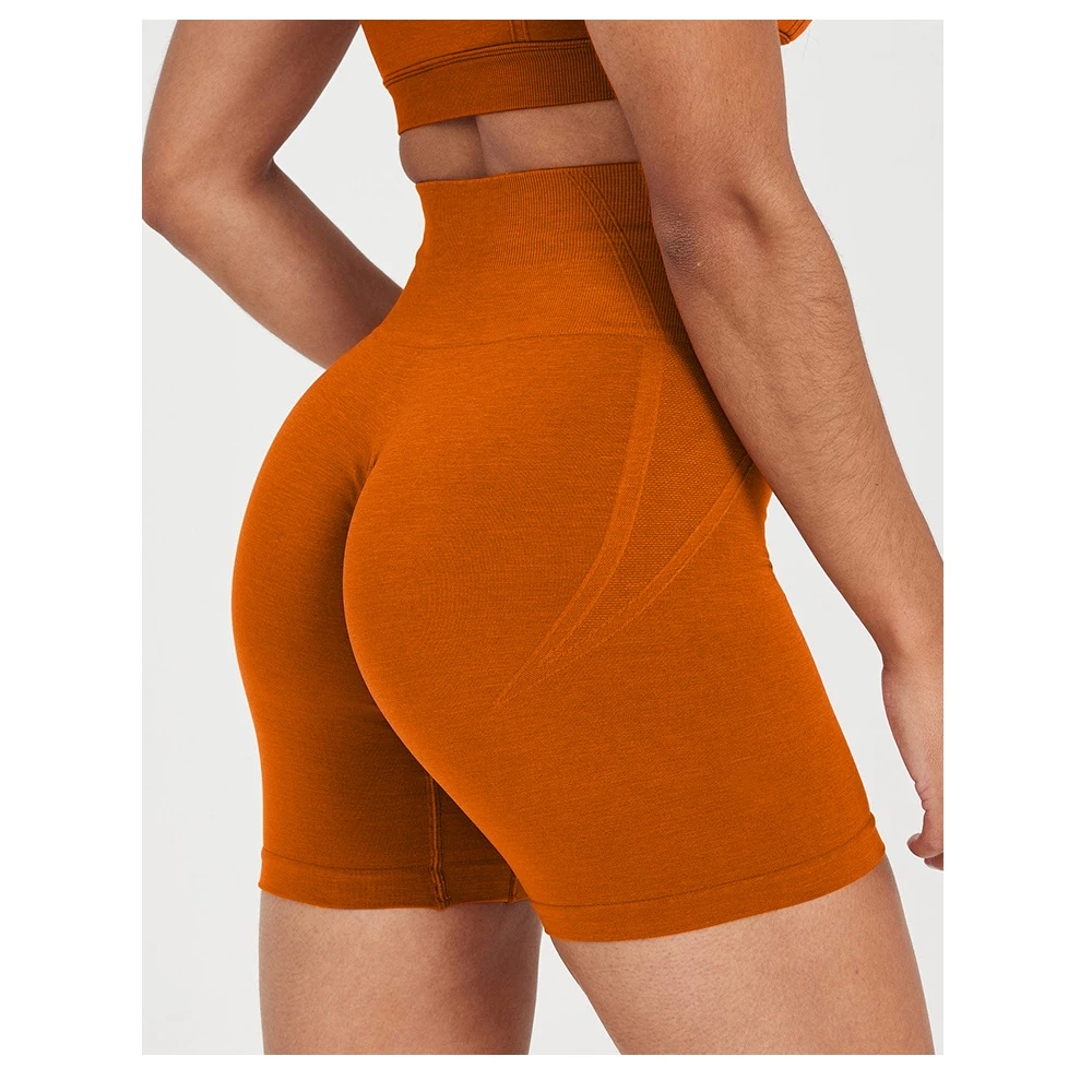 Effortless Seamless Tight shorts Gym shorts Womens Workout Yoga Soft High Waist Outfits Fitness Sports Wear