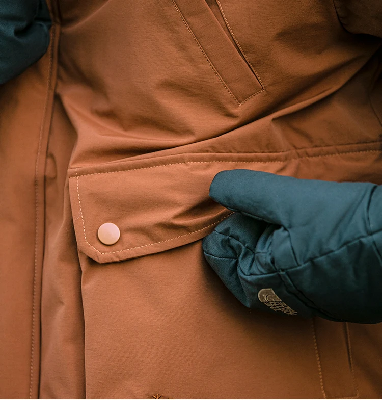 Winter Outdoor Hooded Cargo Down Jacket overview