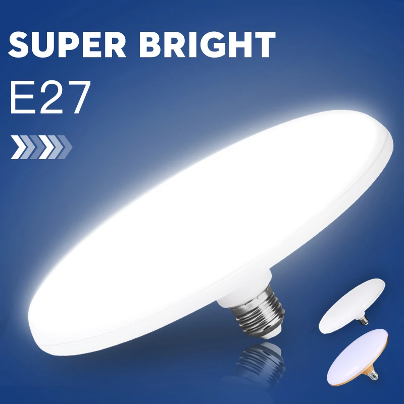 

E27 Led Bulb 15W 20W 30W 40W 50W 60W Lampada Led Light Bulb Bombilla Lights Lighting UFO Lamp for Home Living Room House