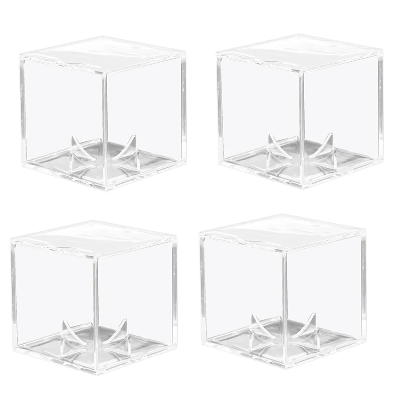 

4Pcs Baseball Display Case,UV Protected Dustproof Acrylic Display Boxes,Clear Display Case For Baseball Memorabilia Ball