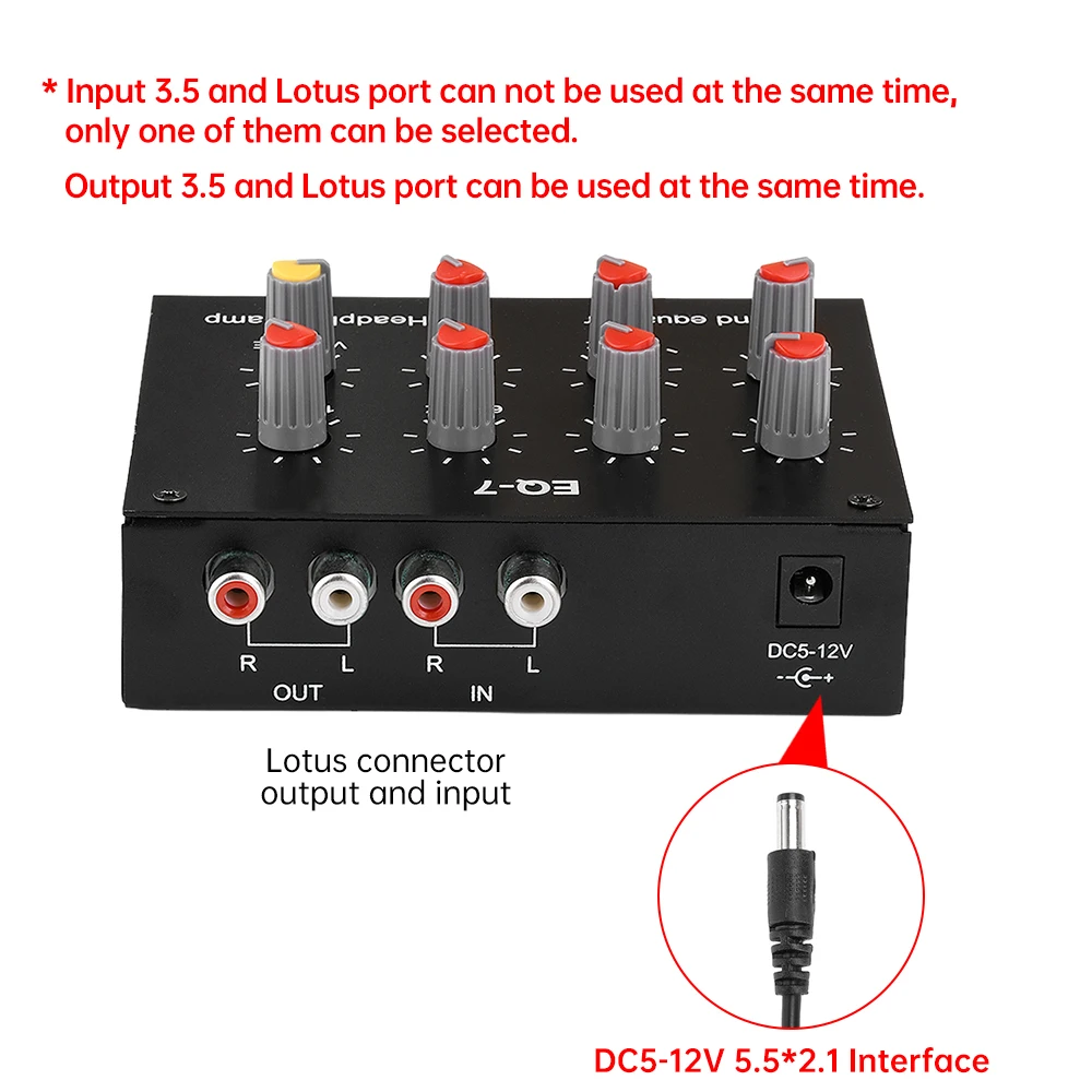 EQ-7オーディオプリアンプEQ-7 7バンドイコライザーハイスクール
