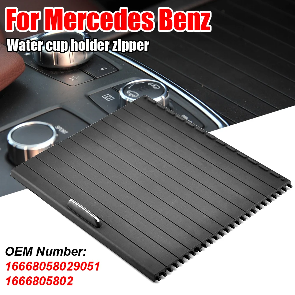 Car Center Console Persiane Portabicchieri Slide Roller Blind Cover Per Mercedes Benz Ml/Gl/Gle/Gls Class W166 W292 2012-2018