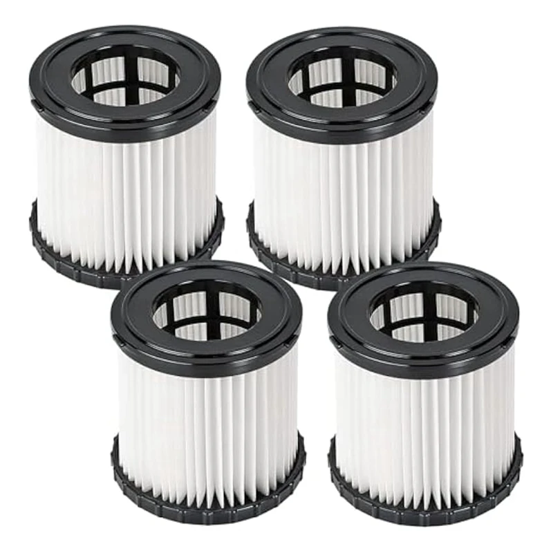 

4 Pack Filters For Ryobi 18V ONE+ PCL733, PCL734, P3240 Wet/Dry Vacuum Cleaners, Replacement A32VC05, A32RF08