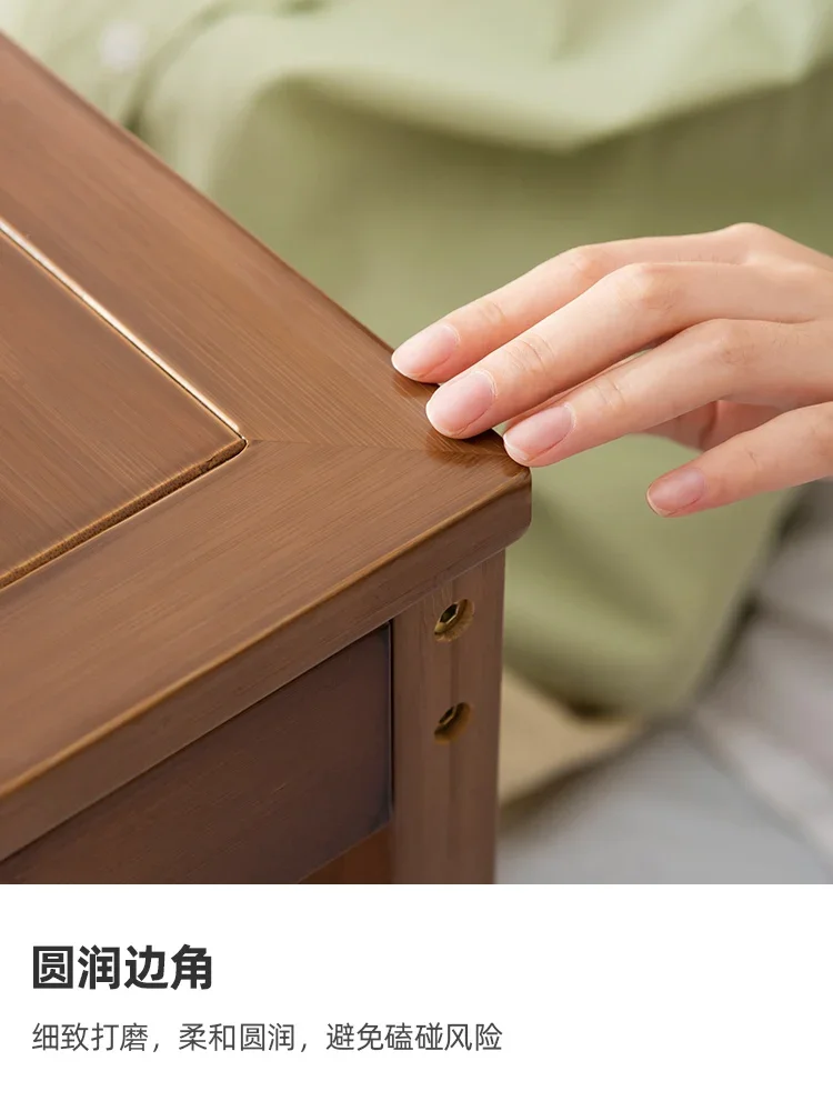 Eco-friendly Varnish Bamboo With Drawer Bay Window Low Tables Japanese Sitting Small Coffee Table Home Old-fashioned Kang Table