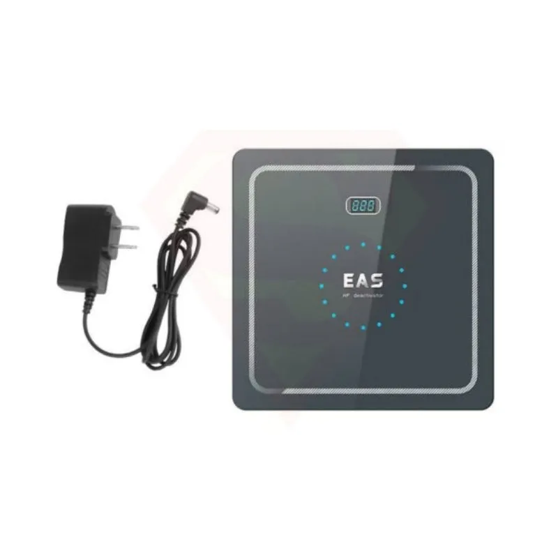 EAS 도난 방지 RF 8.2MHz 비활성화기 유리 패드 소리 및 빛 EAS 알람 소프트 라벨 제거기