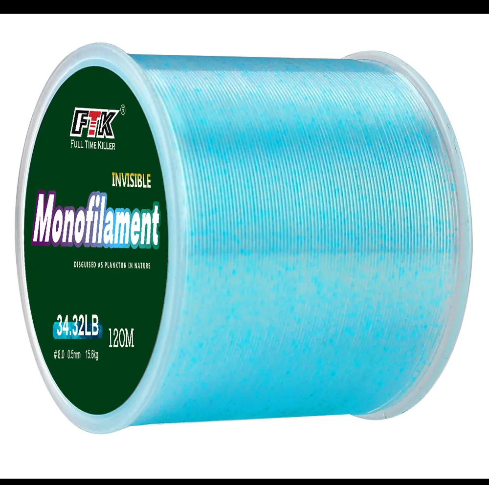 Ftk 500m Gold super starke unsichtbare Karpfen Angelschnur 4,13 lb-34,32 lb Fluor kohlen wasserstoff sinkende gefleckte Mono filament schnur zum Angeln – Detail 14
