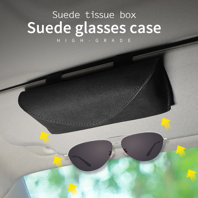 Auto Brillen Halter Brille Lagerung Box für Audi Bmw Renault Peugeot KIA  Auto Innen Organisieren Zubehör Sonnenbrille Halter - AliExpress