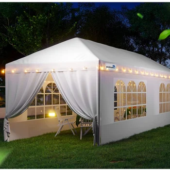 Tenda per feste con pareti laterali 2x2M /4x4 m 4x6m 4x9 m tenda a baldacchino tenda per feste di matrimonio Gazebo all'aperto 1