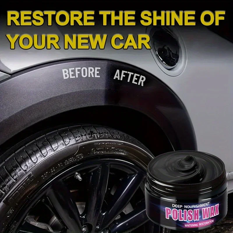 Universal Leather and Plastic Repair Polishing Wax - Automotive interior reconditioning cream for leather/plastic/rubber care 4