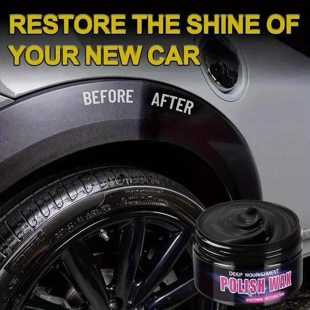 Universal Leather and Plastic Repair Polishing Wax - Automotive interior reconditioning cream for leather/plastic/rubber care 4
