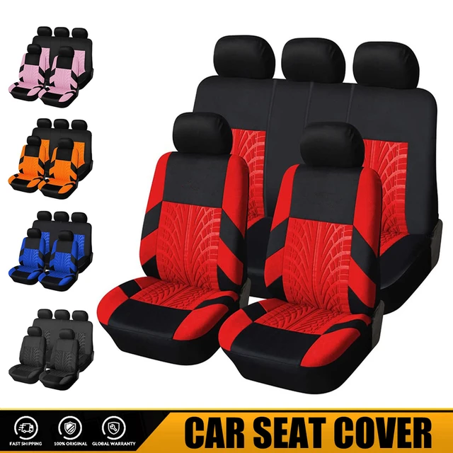 Galaxy Car Seat Cover Set (Black), Car Seat Protector, Interior Car  Accessories, Front and Bench Seat Covers, Washable, Fabric, Spill  Protectant, Stain Protectant, Easy Installation 