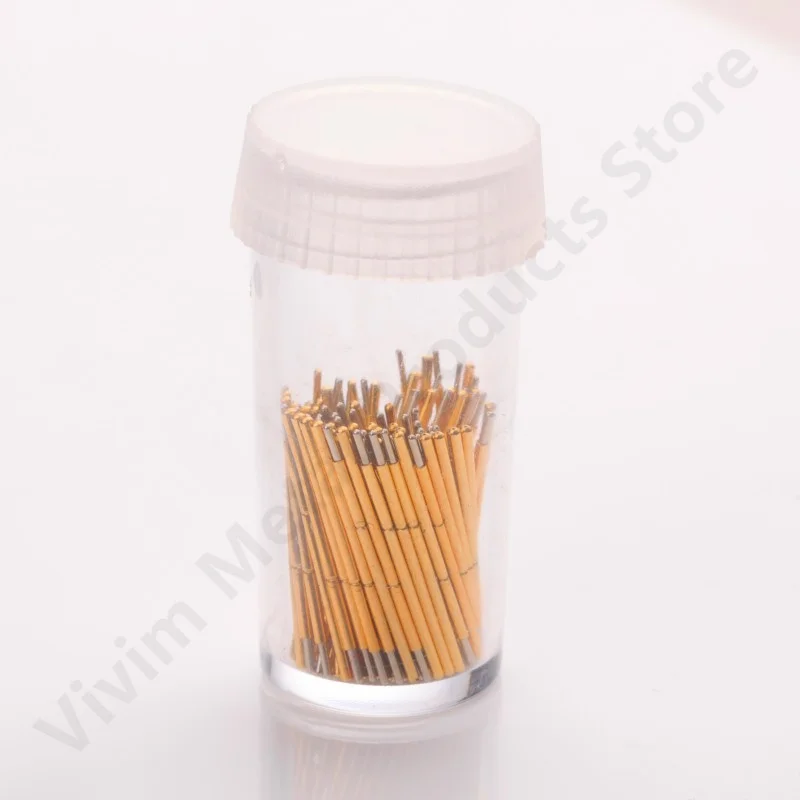 20/100Pcs P058-J Kleine Ronde Kop Lente Test Probe Pogo Pin P058-J1 Dia 0.58Mm Naald Lengte 15.0mm Printplaat Test Pin