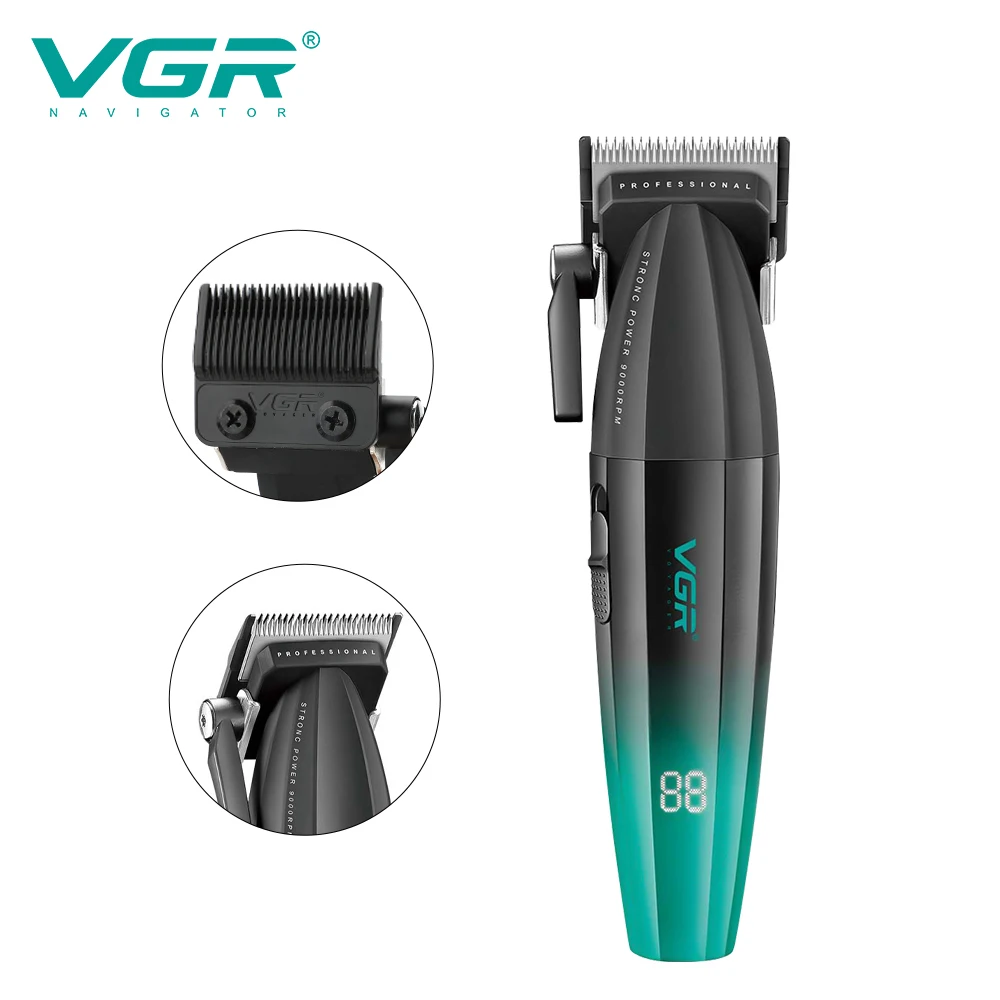 VGR مقص الشعر المهنية الشعر المتقلب كليبرز الكهربا...