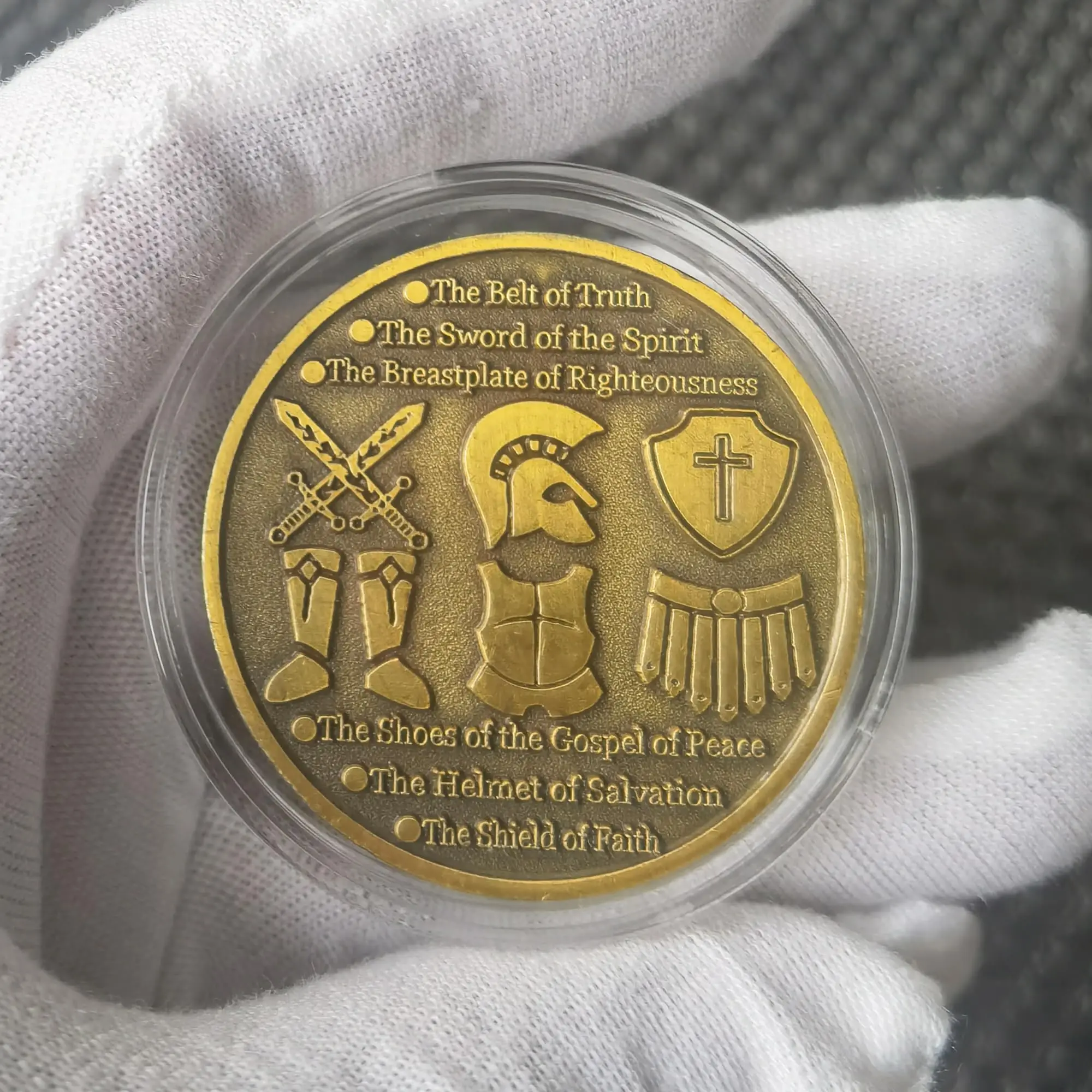 Putting On The Armor Of God Teaching Ephesians 6:10-18 - The Whole Amo Of  God Armor Of God Coin