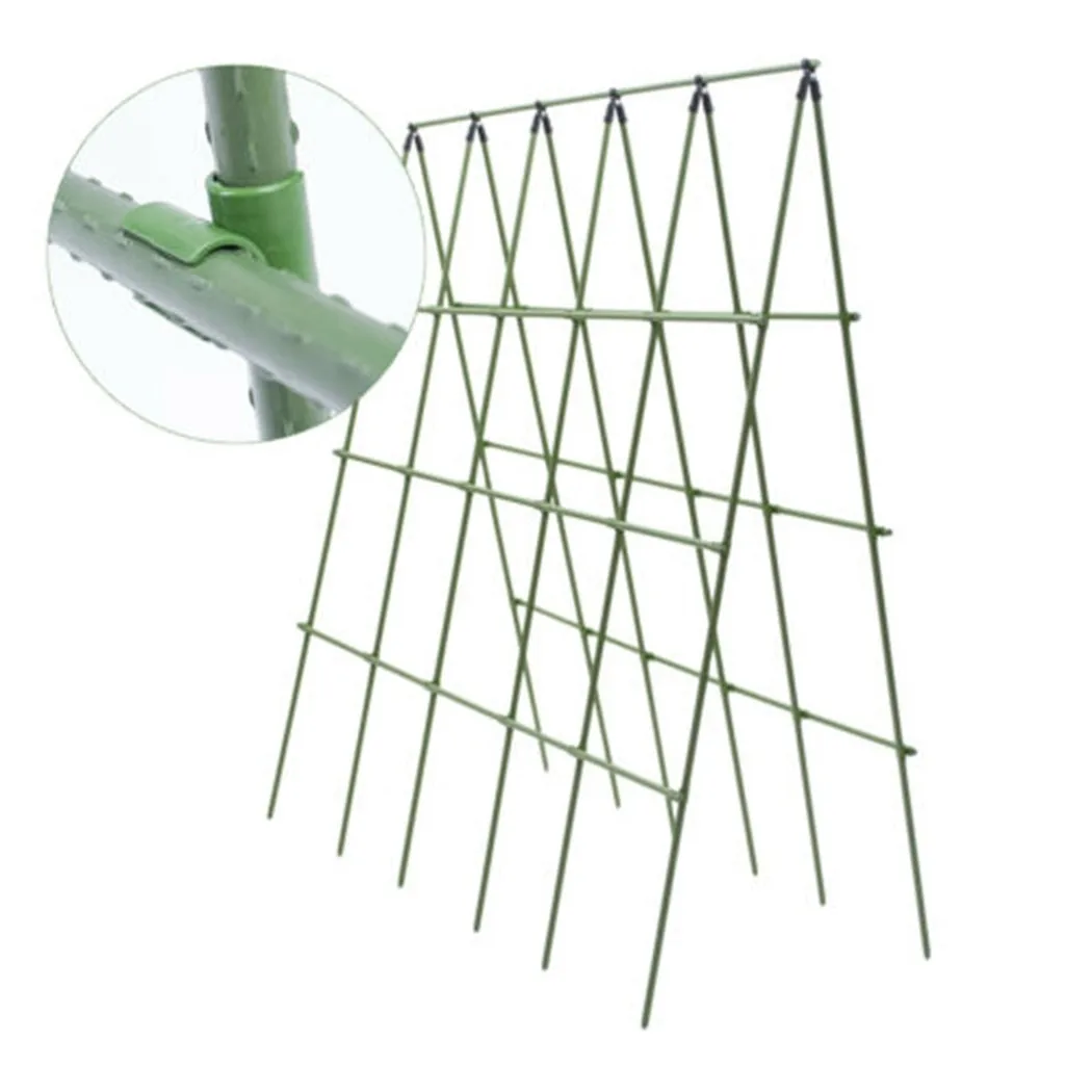 50Pcs 11/16/20mm Adjustable Plastic Fastener Garden Cross Clip For Fixed Garden Frame Rod Fixed Buckle Trellis Stake Clamp