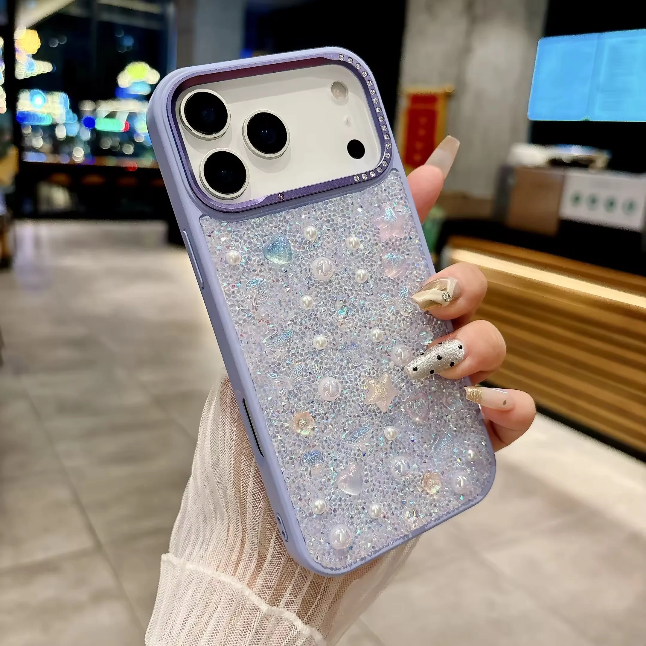 Luxury Glitter Rhinestone Phone Case - Shiny Bling Girly Shockproof Cover