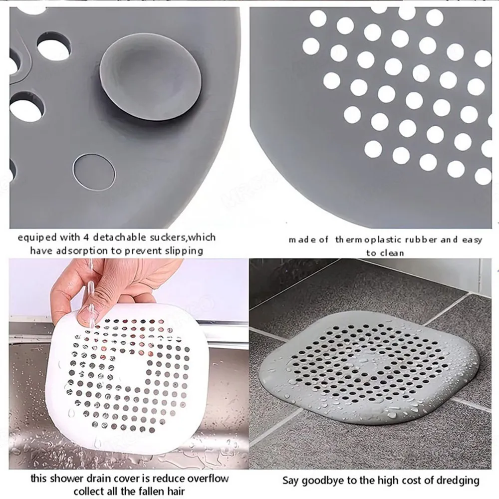 Kitchen Sink Filter Strainer Shower Drain Hair Catchers Hair Stoppers Sink Mesh Bathtub Trough Filter Bathroom Accessories Sink Filter