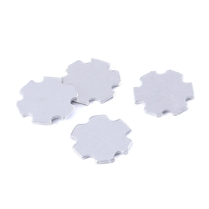 10PCS Aluminum Lamp RGB Base Plate PCB Board Heatsink Radiator Substrate 20mm Star DIY Cooler for High Power Watt LED 1W 3W 5W