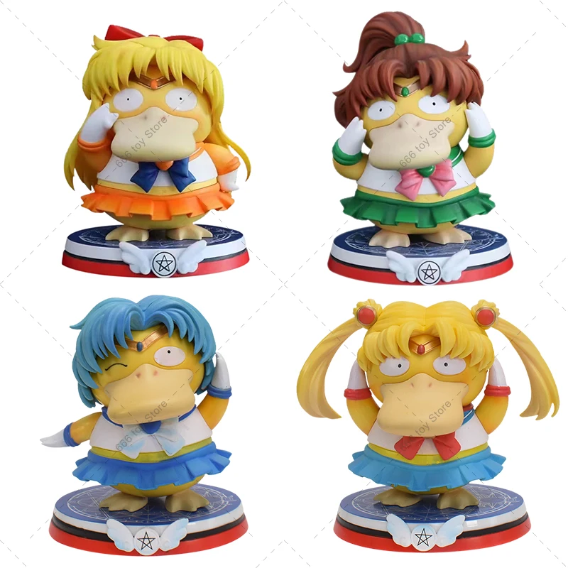 Pokemon Psyduck Cos Sailor Moon Sailor Mercury Aino Kino Minako Anime