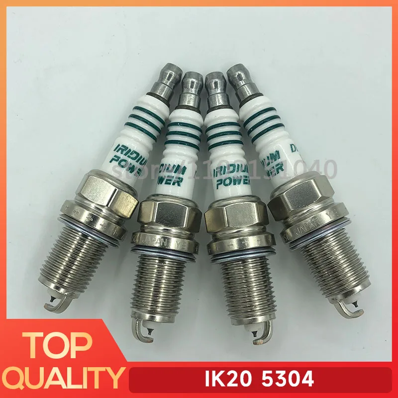 4pcs IK20 Japan Iridium Spark Plug 5304 for VW Toyota Audi Volkswagen Mitsubishi Mazda Honda Iridium Power