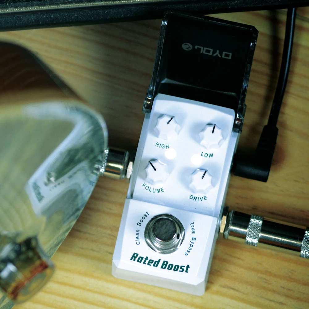 JF-301 RATED BOOST Guitar Pedal Pure Clean Boost Pedal 2-Band EQ Adjustment with