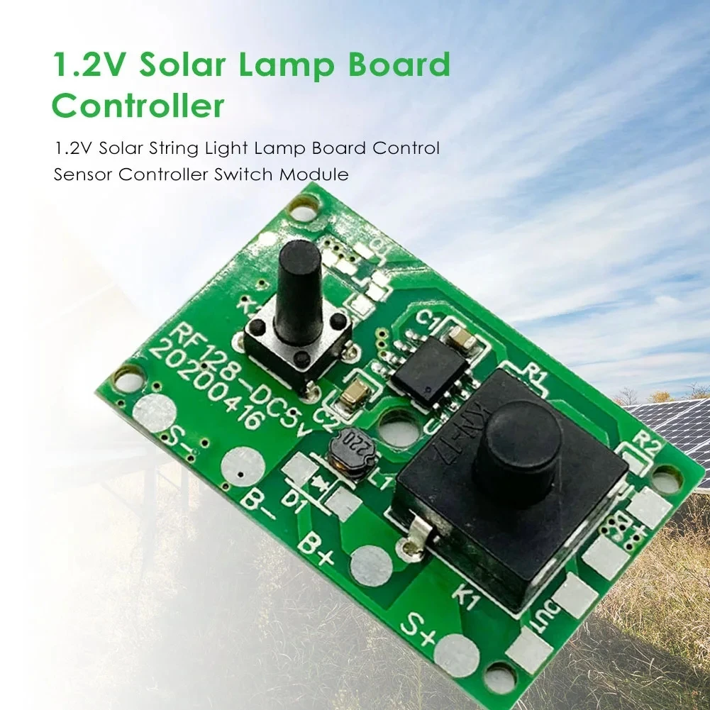 3.7V Boost 24V 31V Solar String Light Controller Switch Module With Switch Solar Light String Lanyard Board Controller