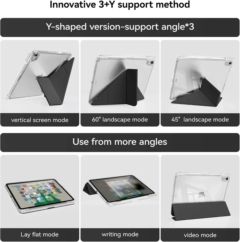 Premium Tablet Case with Pen Holder and Y-Fold Cover Design