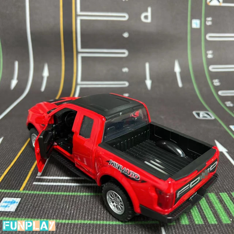 

1/32 Die Cast Model Cars Off Road Ford Raptor Toy For 4 Year Old Boy Gift 1/32 Alloy SUV Vehicle Kids Hobby Metal Simulation Toy