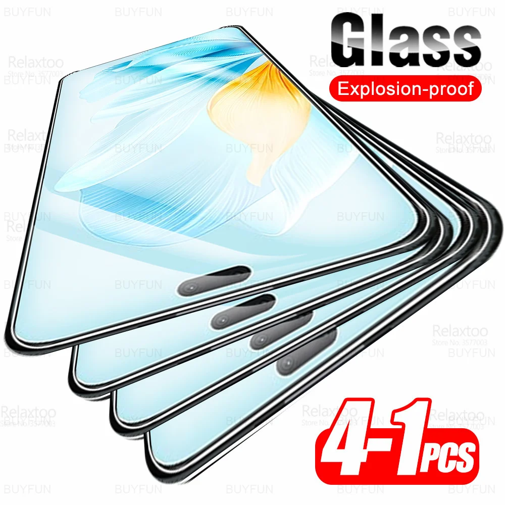 Full Cover Tempered Glass Screen Protector - 1-4 Pack