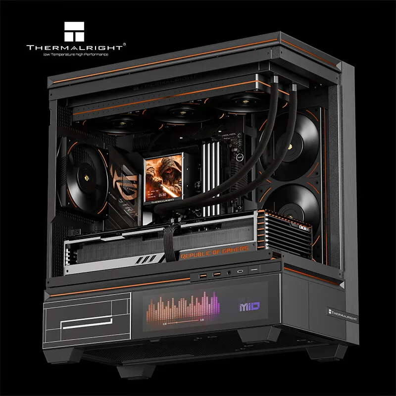 THERMALRIGHT Water Cooling Radiator PEERLESS VISION 360 ARGB, 3.95 Inch Full Screen Wireless Splicing Fan LGA1851 - Image 4