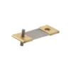 Metal Clock Leaf Clock Pendulum User-friendly Design Precise Time Display Smooth Movement Smooth Movement Clock Pendulum Leaf 2