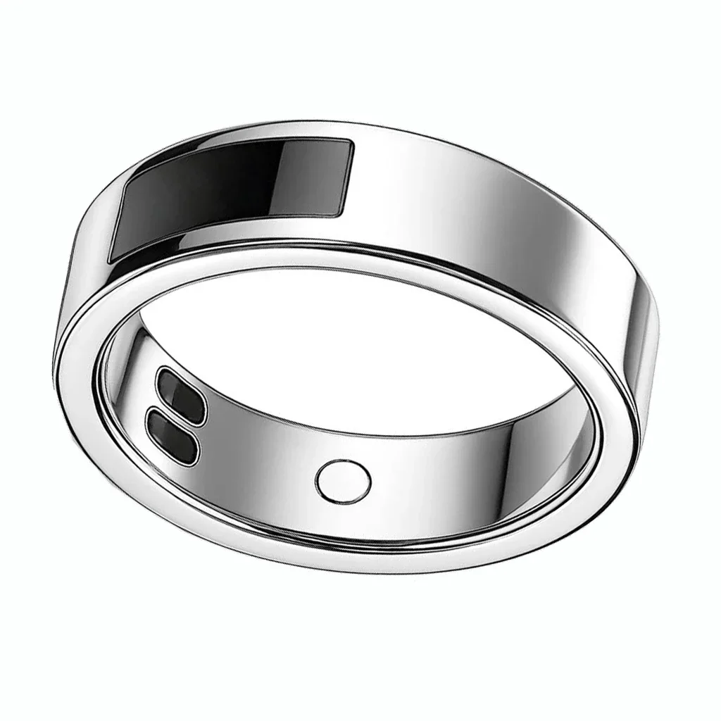 QINO R31 Anello Intelligente con Notifiche e Vibrazione | Avvisi di vibrazione per chiamate e messaggi | Notifiche con controllo touch | Monitor della Salute