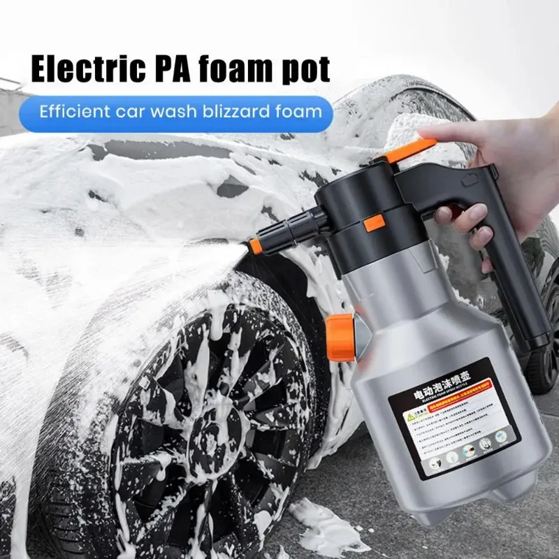 SZUK Electric Foam Sprayer, 2L Professional Handheld Snow Foam Cannon Electric Car Wash Sprayer for Auto Cleaning Accessories