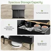 Coffee Table, Lift Top Coffee Tables  Small Modern Wooden Center Tables with Storage Shelf and Hidden Compartment 4