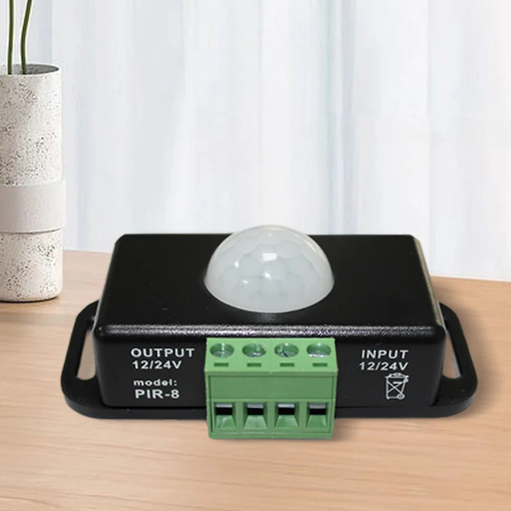 DC 12V 24V 바디 적외선 센서, 적외선 모션 감지기, LED 스트립 및 전구용 바디 적외선 감지 컨트롤러